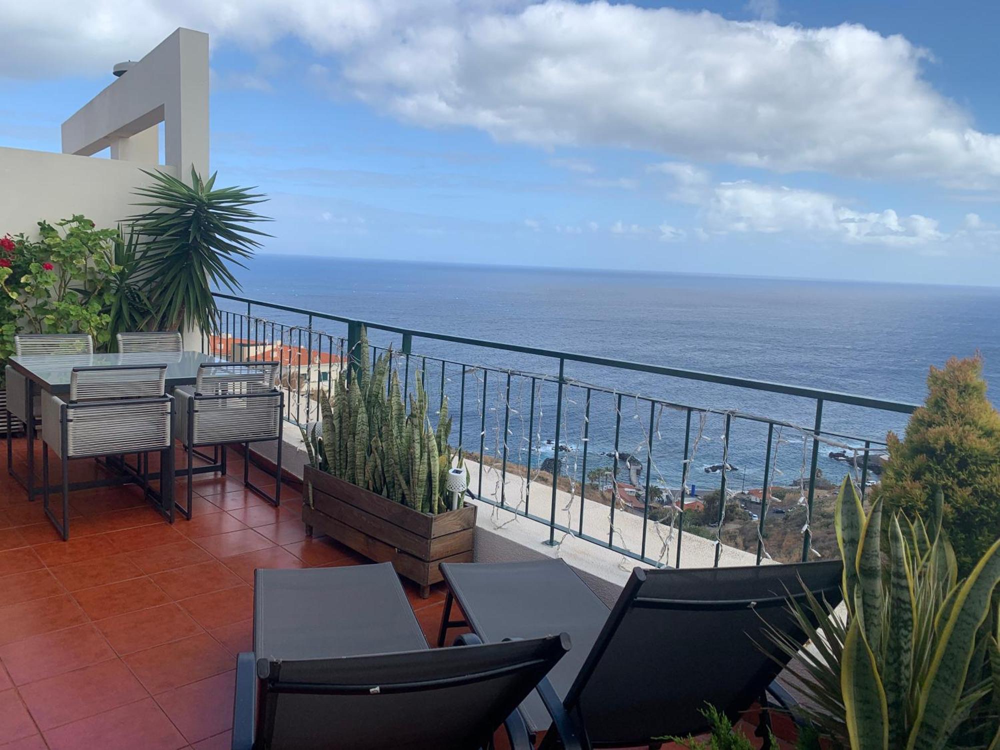 Appartement Oceanview Penthouse à Caniço Extérieur photo